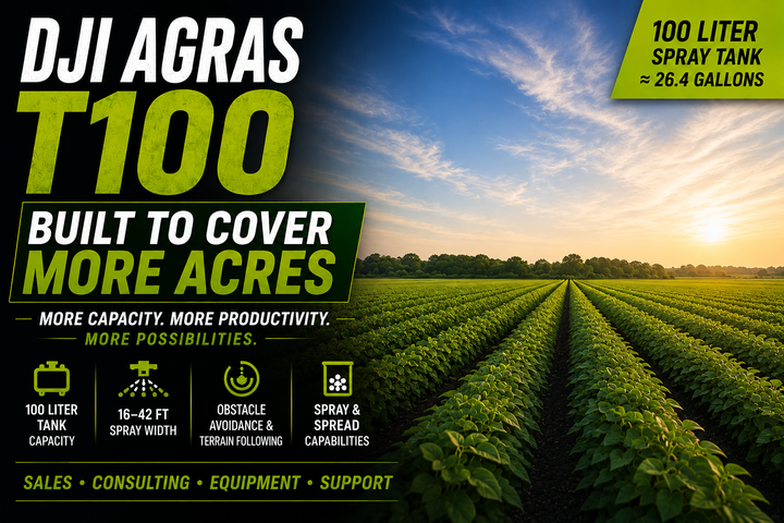 5 Reasons the DJI T100 Dominates Commercial Ag Drone Spraying case study